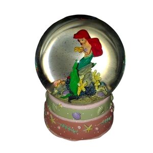 Disney 1988 Wonderland Music Little Mermaid Musical Snowglobe Under The Sea